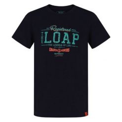 Loap Chłopięca Koszulka Adrix 152 Ciemnoniebieski. Czarne t-shirty chłopięce Loap, bez wzorów, z elastanu, bez rękawów. Za 45,00 zł.
