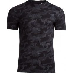 T-shirt męski TSM602 - ciemny szary - Outhorn. Szare t-shirty męskie Outhorn, na lato, m, moro, z bawełny. W wyprzedaży za 39,99 zł.