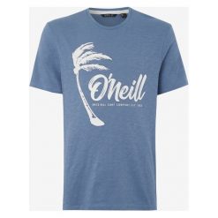 O'Neill Palm Koszulka Niebieski. Niebieskie podkoszulki męskie O'Neill, l, z nadrukiem, z bawełny, z krótkim rękawem. Za 119,95 zł.