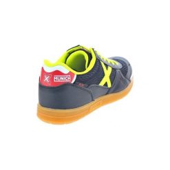 Buty Munich Fashion G-3. Niebieskie trampki męskie Munich Fashion, bez wzorów, bez zapięcia. Za 294,29 zł.