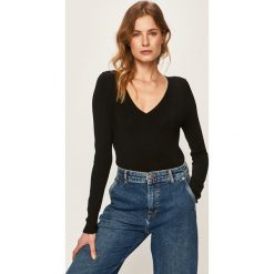 Only - Sweter. Niebieskie swetry damskie ONLY, s, bez wzorów, z elastanu, bez rękawów, bez kaptura. W wyprzedaży za 89,90 zł.