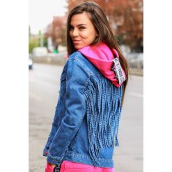 Kurtka jeansowa EUDORA. Niebieskie kurtki damskie Kurtka jeansowa EUDORA, s, bez wzorów, z jeansu. W wyprzedaży za 149,00 zł.