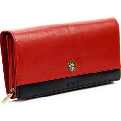 Skórzany portfel damski KRENIG Scarlet 13087 czerwony. Czerwone portfele damskie Krenig, ze skóry. Za 185,99 zł.