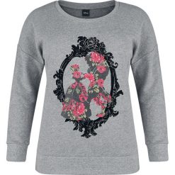 Bluzy rozpinane damskie: Piękna i Bestia Rose Frame Bluza damska odcienie szarego