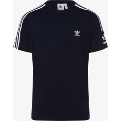 Adidas Originals - T-shirt męski, niebieski. Niebieskie t-shirty męskie adidas Originals, m, w paski, z bawełny, bez kołnierzyka. Za 139,95 zł.