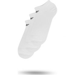 SKARPETY 3-PACK EMPORIO ARMANI. Białe skarpetki męskie z elastanu. Za 89,00 zł.