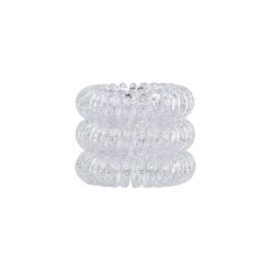 Ozdoby do włosów: Invisibobble The Traceless Hair Ring gumka do włosów 3 szt dla kobiet Sparkling Clear