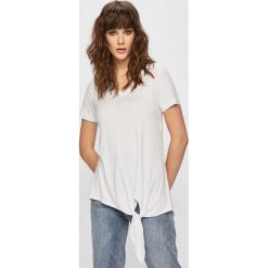 Answear - Top. Białe bluzki damskie ANSWEAR, s, bez wzorów, z elastanu, bez kołnierzyka. W wyprzedaży za 29,90 zł.