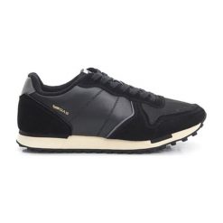 Sneakersy w kolorze czarnym. Czarne trampki męskie U.S. Polo Assn., Gas, na sznurówki. W wyprzedaży za 252,95 zł.
