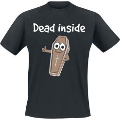 T-shirty męskie z nadrukiem: Dead Inside Dead Inside T-Shirt czarny