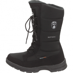 Śniegowce damskie AMERICAN SOFTSHELL SN07 G BK. Czarne śniegowce damskie z materiału, klasyczne. W wyprzedaży za 169,00 zł.
