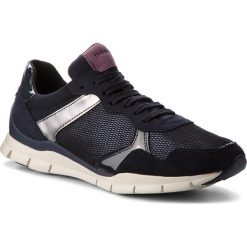 Sneakersy GEOX - D Sukie A D74F2A 022DV C4002 Navy. Niebieskie półbuty damskie Geox, z zamszu. W wyprzedaży za 229,00 zł.