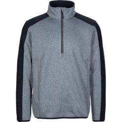 Bluza polarowa w kolorze szarym. Szare bluzy męskie s, z dzianiny, z kapturem, krótkie. W wyprzedaży za 109,95 zł.