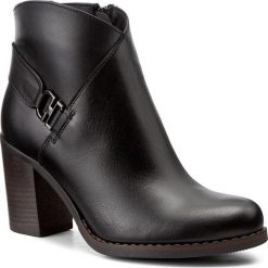 Botki SERGIO BARDI - Piacenza FW127271517GM 101. Czarne botki damskie skórzane marki Sergio Bardi. W wyprzedaży za 259,00 zł.