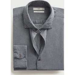 Mango Man - Koszula Chambre. Koszule męskie Mango Man, s, bez wzorów, z bawełny, casualowe, z włoskim kołnierzykiem, z długim rękawem. Za 139,90 zł.