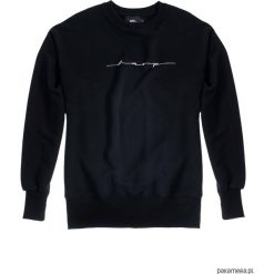 Bluza Damska CREWNECK OVER-ARM HARP. Czarne bluzy damskie Pakamera, bez wzorów, z długim rękawem, długie, bez kaptura. Za 179,00 zł.