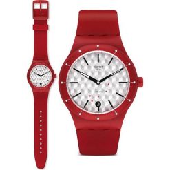 Zegarek SWATCH Zegarek męski Swatch SUTR403. Czerwone zegarki męskie marki Swatch. Za 488,58 zł.