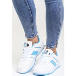 Buty sportowe damskie: Biało-Niebieskie Buty Sportowe Bona