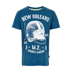 T-shirty chłopięce z nadrukiem: Koszulka w kolorze morskim
