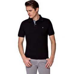 Koszulka Czarna Polo Jack. Czarne koszulki męskie LANCERTO, xl, bez wzorów, z bawełny, klasyczne, polo, z krótkim rękawem, krótkie. W wyprzedaży za 69,90 zł.
