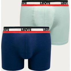 Levi's - Bokserki (2-pack). Niebieskie bokserki męskie Levi's®, z nadrukiem, z elastanu. Za 119,90 zł.