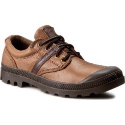 Trapery PALLADIUM - Pallabrouse Ox Lea 02534-284 Tan. Pomarańczowe trapery męskie Palladium, ze skóry. W wyprzedaży za 179,00 zł.