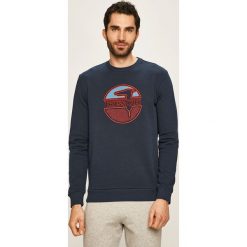 Trussardi Jeans - Bluza. Szare bluzy męskie Trussardi Jeans, s, z aplikacjami, z bawełny, z okrągłym kołnierzem, bez rękawów, bez kaptura. W wyprzedaży za 249,90 zł.