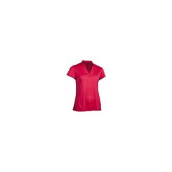 Koszulka polo jeździecka 500 Mesh damska. Różowe koszulki damskie FOUGANZA, xl, bez wzorów, z poliesteru, polo, bez rękawów. Za 59,99 zł.