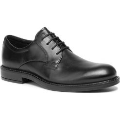 Półbuty ECCO - Virtus III 64050401001 Black. Czarne buty wizytowe męskie ecco, bez wzorów, ze skóry, eleganckie, bez zapięcia. W wyprzedaży za 439,00 zł.
