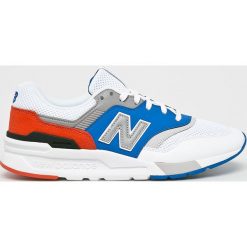 New Balance - Buty CM997HZJ. Białe sneakersy męskie New Balance, ze skóry, na sznurówki. W wyprzedaży za 269,90 zł.