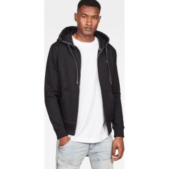 G-Star Raw - Bluza. Czarne bluzy męskie G-Star RAW, s, bez wzorów, z elastanu, retro, z okrągłym kołnierzem, bez rękawów, z kapturem. Za 469,90 zł.
