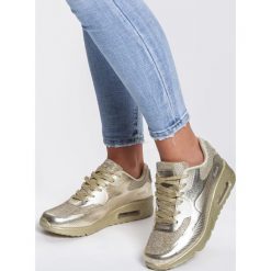 Złote Buty Sportowe Parallel. Żółte buty sportowe damskie Inny, bez wzorów, sportowe. Za 24,99 zł.