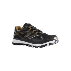 Buty Do Biegania Męskie Trail Kiprun Mt Czarno-Brązowe. Czarne buty sportowe męskie KALENJI, z poliesteru, bez zapięcia, do biegania. Za 279,99 zł.