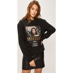 Silvian Heach - Bluza. Czarne bluzy damskie Silvian Heach, s, z aplikacjami, z bawełny, bez rękawów, bez kaptura. W wyprzedaży za 419,90 zł.
