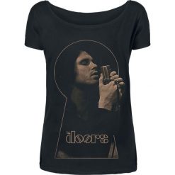 The Doors Lock Up Koszulka damska czarny. Czarne bluzki z odkrytymi ramionami The Doors, s, z nadrukiem, z dekoltem w łódkę. Za 89,90 zł.