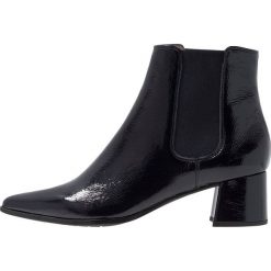 Unisa JISTE Ankle boot abyss. Niebieskie botki damskie skórzane marki Unisa. Za 589,00 zł.