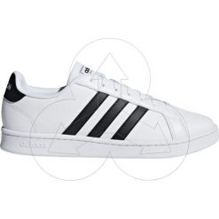 Buty adidas Grand Court M F36392. Czarne buty sportowe męskie Adidas, z paskami. Za 228,00 zł.