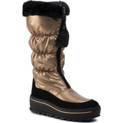 Śniegowce PAJAR - Toboggan 2.0 Crystal Gold. Żółte kozaki damskie Pajar, na zimę, ze skóry ekologicznej, bez zapięcia. W wyprzedaży za 439,00 zł.
