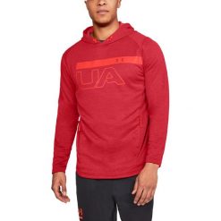 Bluzy męskie: Under Armour Bluza męska Tech Terr PO Graphic Hoodie czerwona r. S (1306445-629)