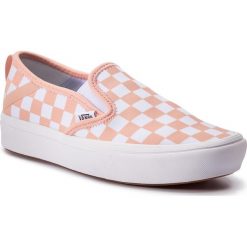 Tenisówki VANS - Comfycush Slip VN0A3WMEVNB1 (Checker) Spanish Villa/W. Różowe półbuty damskie Vans, bez wzorów, z gumy, bez zapięcia. W wyprzedaży za 239,00 zł.