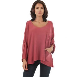 Sweter w kolorze bordowym. Czerwone bez kategorii L'étoile du cachemire, z kaszmiru, z okrągłym kołnierzem. W wyprzedaży za 129,95 zł.