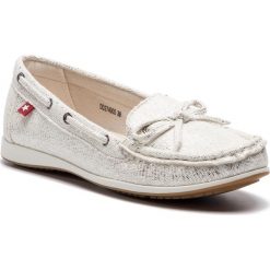 Mokasyny BIG STAR - DD274005 White. Białe mokasyny damskie BIG STAR, ze skóry ekologicznej, retro, na płaskiej podeszwie. W wyprzedaży za 129,00 zł.