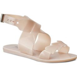 Sandały MELISSA - Wonderful + Jason Wu A 31855 Beige 01902. Brązowe klapki damskie marki Melissa, bez wzorów, z tworzywa sztucznego, bez obcasa. W wyprzedaży za 239,00 zł.