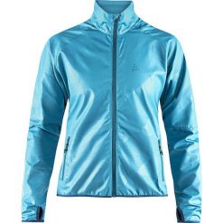 Kurtka "Eaze" w kolorze niebieskim do biegania. Niebieskie kurtki sportowe damskie Craft, s, bez wzorów, bez kaptura, do biegania. W wyprzedaży za 107,95 zł.