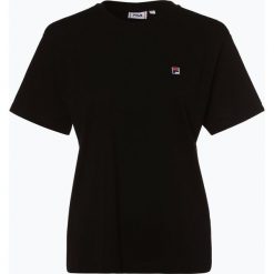 FILA - T-shirt damski – Nova, czarny. Czarne t-shirty damskie Fila, m, z aplikacjami. Za 89,95 zł.