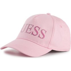 Czapka z daszkiem GUESS - Not Coordinated Hats AW8160 COT01 PIN. Różowe czapki damskie Guess, z aplikacjami, z bawełny. W wyprzedaży za 149,00 zł.