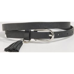 Pasek z chwostem - Czarny. Czarne paski damskie Sinsay, w paski. Za 14,99 zł.