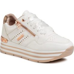 Sneakersy DOCKERS - 44CA207-610592 White/Rosegold. Białe półbuty damskie DOCKERS, ze skóry ekologicznej. W wyprzedaży za 209,00 zł.