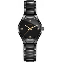 ZEGAREK RADO TRUE R27 059 71 2. Czarne zegarki damskie marki RADO, ceramiczne. Za 6470,00 zł.