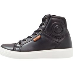 Ecco S7 Tenisówki i Trampki wysokie black. Czarne trampki chłopięce ecco, z materiału. W wyprzedaży za 314,25 zł.